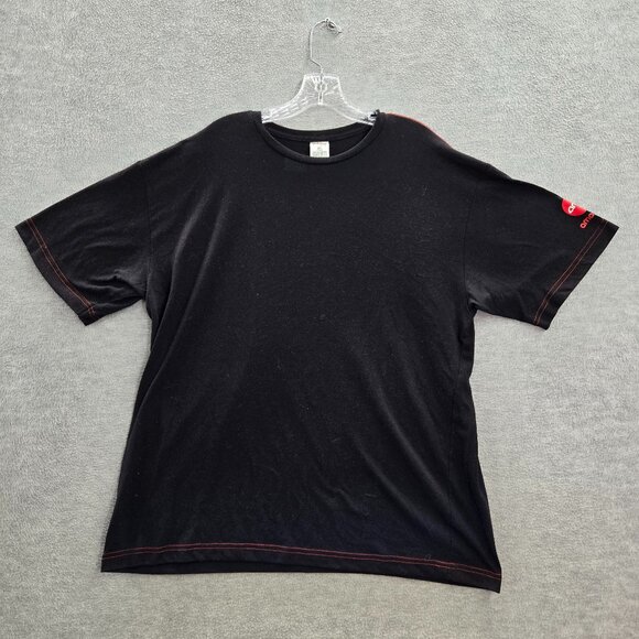 AMC Men Shirt 2XL Black Logo Theatres Movie Graphic Short Sleeve Crew Neck Tee - Picture 1 of 9